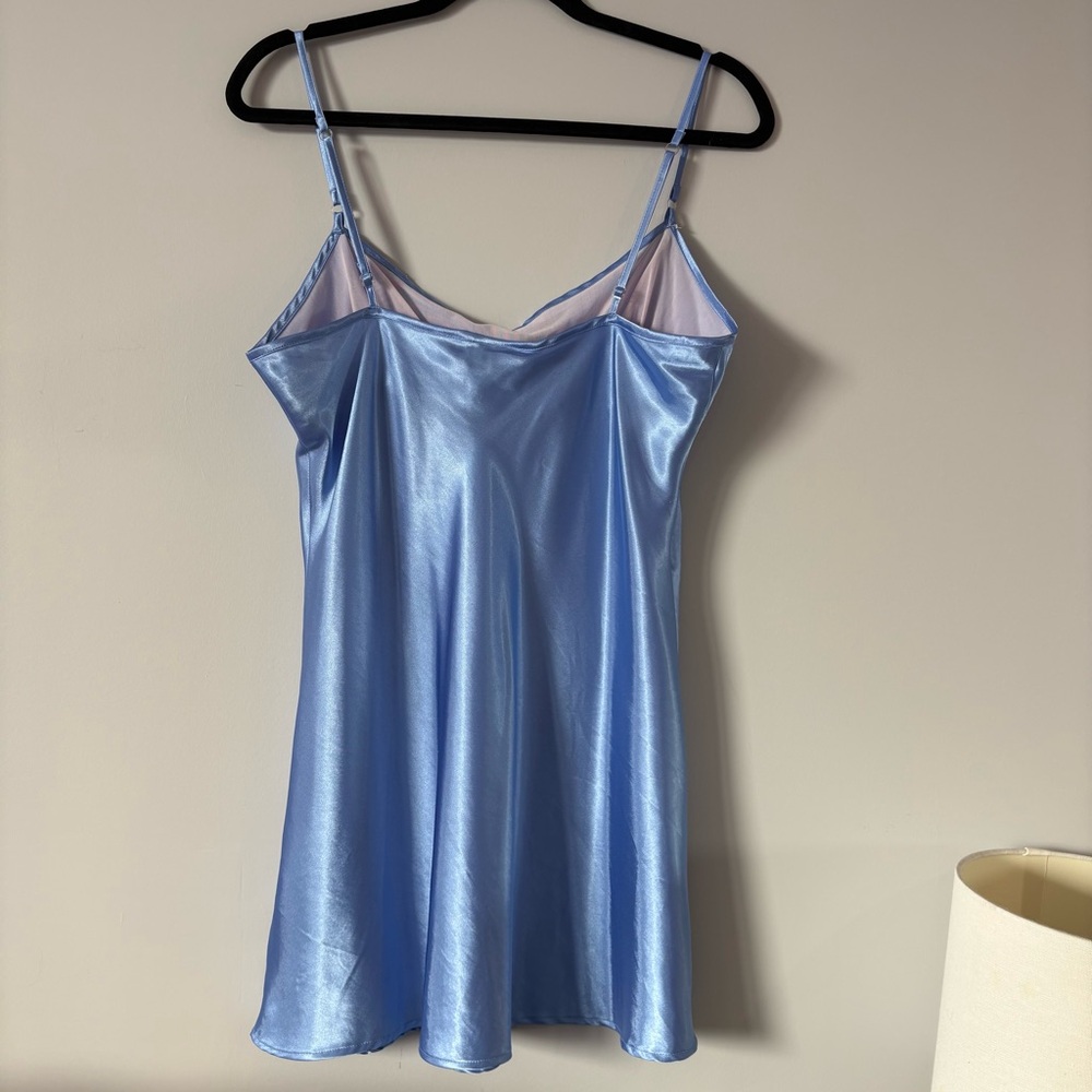 Y2K La Senza Blue Nightgown / Cat Slip Dress 🩵🐈 - Picture 8 of 9